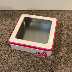 Square Tin with Hinged Top